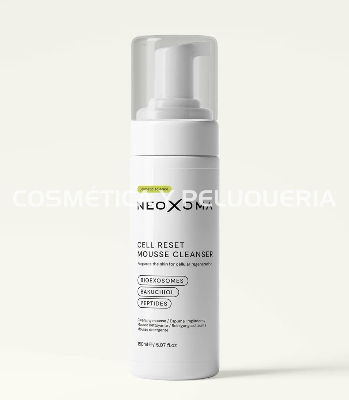 Mousse limpiador con Bioexosomas, Bakuchiol y Péptidos, 150ml. - Imagen 1
