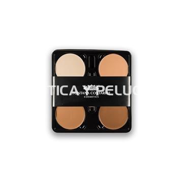 Paleta base maquilaje compacta 4 colores - Imagen 1