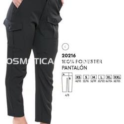 Pantalón negro con bolsillos peluquería y estética - Imagen 1