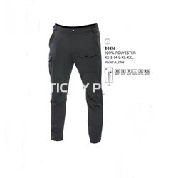 Pantalón negro hombre peluquería y estética - Imagen 1