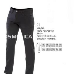 Pantalón strech hombre peluquería y estética - Imagen 1