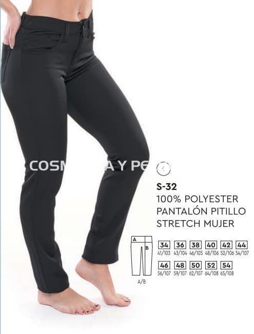 Pantalón stretch mujer peluquería y estética - Imagen 1