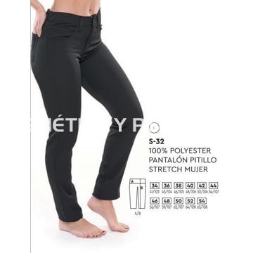Pantalón stretch mujer peluquería y estética - Imagen 1