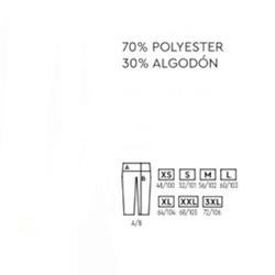 Pantalón unisex blanco bolsillos peluquería y estética - Imagen 2