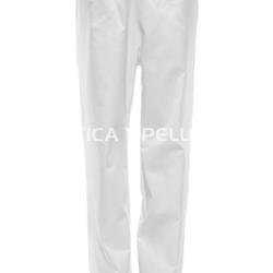 Pantalón unisex blanco recto peluquería y estética - Imagen 1