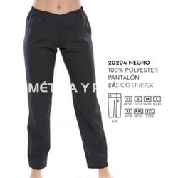 Pantalón unisex negro recto peluquería y estética - Imagen 1