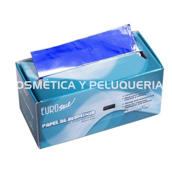 Papel aluminio mechas azul - Imagen 1