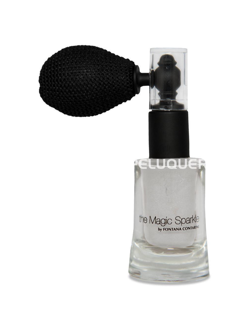 Polvos perfumados y con brillo color blanco - Imagen 1
