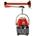 Secador casco Génimis con brazo color rojo - Imagen 1