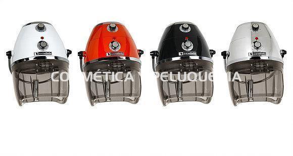 Secador casco metálico Géminis con pie cromado - Imagen 2