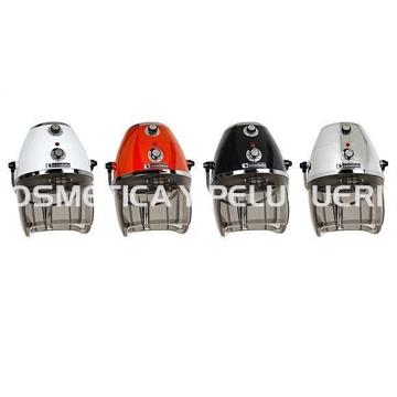 Secador casco metálico Géminis con pie cromado - Imagen 2