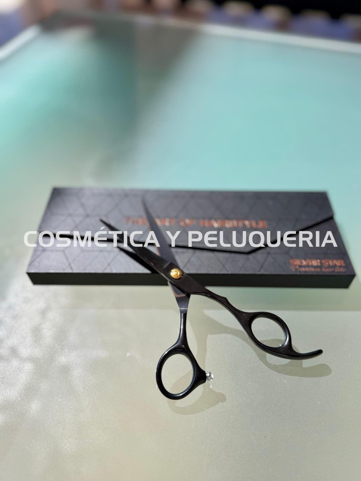 Tijera negra brillante 5,5" MC - Imagen 1