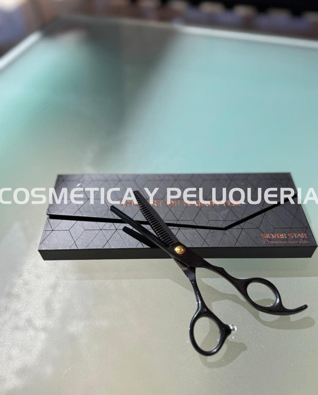 Tijera negra entresacar 6" - Imagen 1