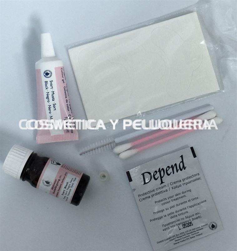 Tinte cejas y pestañas castaño - Imagen 3