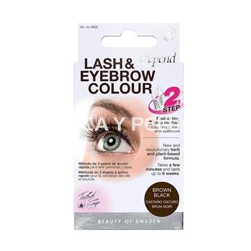 Tinte cejas y pestañas color castaño oscuro - Imagen 1