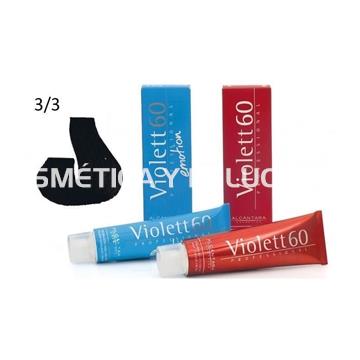 Tinte Violett 60 profesional color 3/3 castaño oscuro caoba - Imagen 2