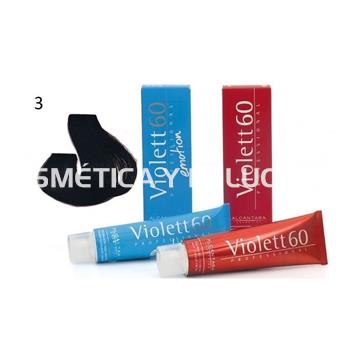 Tinte Violett 60 profesional color 3 castaño oscuro - Imagen 2