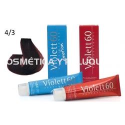 Tinte Violett 60 profesional color 4/3 oscuro caoba - Imagen 2