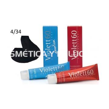 Tinte Violett 60 profesional color 4/34 trufa-chocolate - Imagen 2