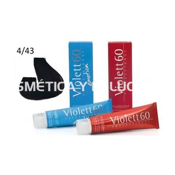 Tinte Violett 60 profesional color 4/43 marrón oscuro - Imagen 2