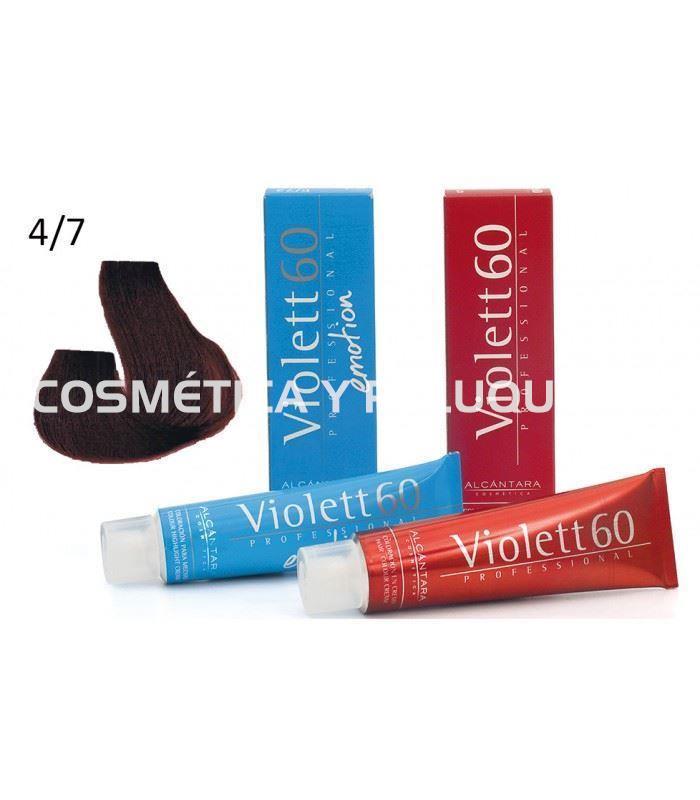 Tinte Violett 60 profesional color 4/7 rojo cobrizo - Imagen 2