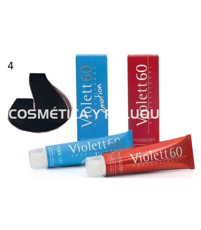 Tinte Violett 60 profesional color 4 castaño medio - Imagen 2