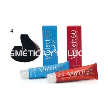 Tinte Violett 60 profesional color 4 castaño medio - Imagen 2