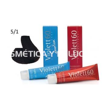 Tinte Violett 60 profesional color 5/1 castaño ceniza claro - Imagen 2