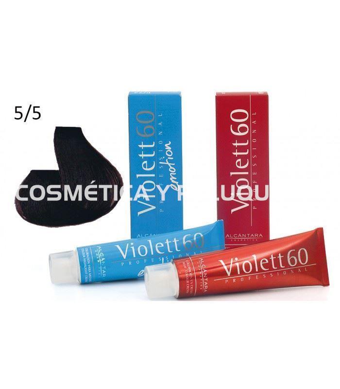 Tinte Violett 60 profesional color 5/5 castaño claro violín - Imagen 2