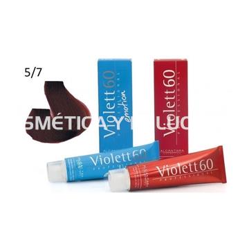 Tinte Violett 60 profesional color 5/7 rojo vino - Imagen 2