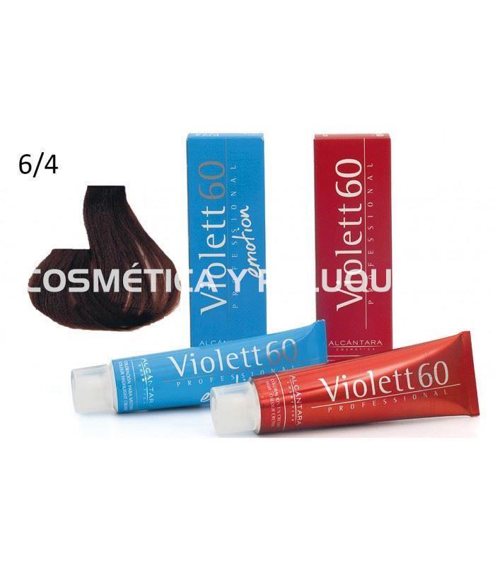Tinte Violett 60 profesional color 6/4 marrón tabaco - Imagen 2