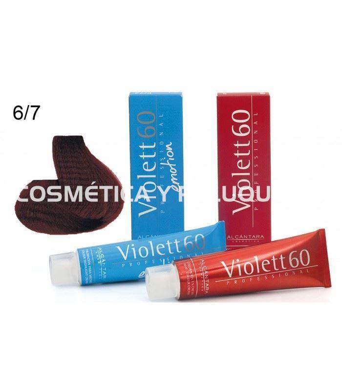 Tinte Violett 60 profesional color 6/7 rojo luminoso - Imagen 2