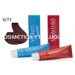 Tinte Violett 60 profesional color 6/72 cobre intenso - Imagen 2