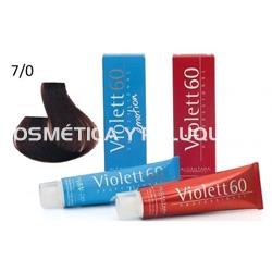 Tinte Violett 60 profesional color 7/0 rubio medio natural - Imagen 2