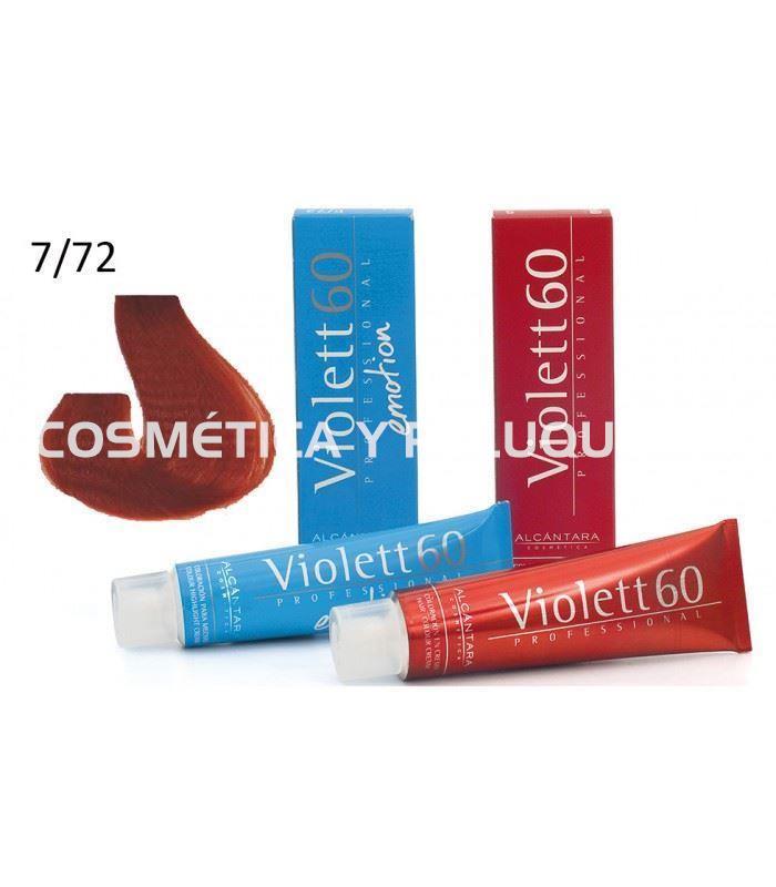 Tinte Violett 60 profesional color 7/72 cobre claro - Imagen 2