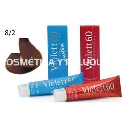 Tinte Violett 60 profesional color 8/2 rubio claro dorado - Imagen 2