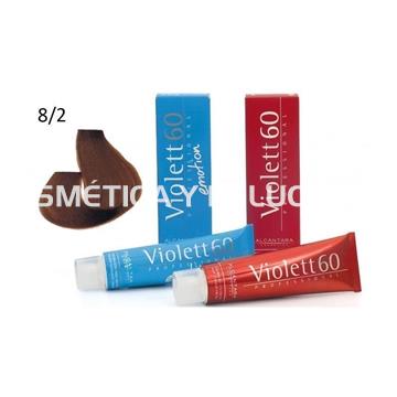 Tinte Violett 60 profesional color 8/2 rubio claro dorado - Imagen 2