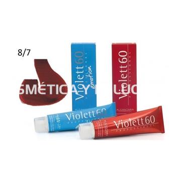 Tinte Violett 60 profesional color 8/7 rojo fuego - Imagen 2