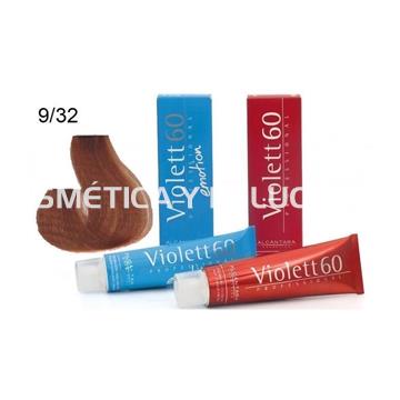 Tinte Violett 60 profesional color 9/32 rubio muy claro caoba dorado - Imagen 2