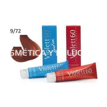 Tinte Violett 60 profesional color 9/72 rubio muy claro cobrizo - Imagen 2