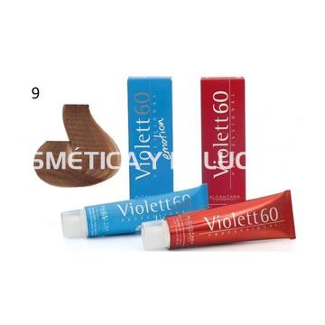 Tinte Violett 60 profesional color 9 rubio muy claro - Imagen 2