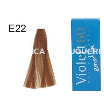 Tinte Violett 60 profesional emotion color E/22 ópalo tinte directo para mechas - Imagen 1