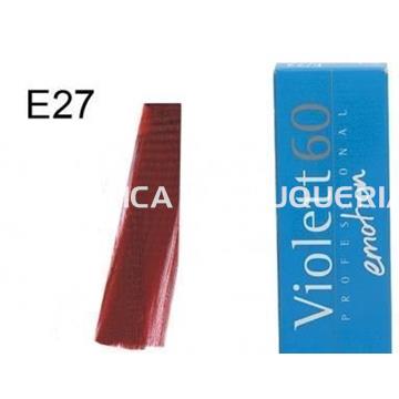 Tinte Violett 60 profesional emotion color E/27 coral tinte directo para mechas - Imagen 1