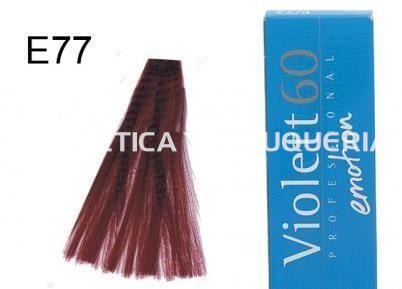 Tinte Violett 60 profesional emotion color E/77 rubí tinte directo para mechas - Imagen 1