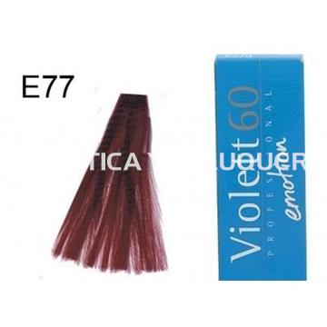 Tinte Violett 60 profesional emotion color E/77 rubí tinte directo para mechas - Imagen 1