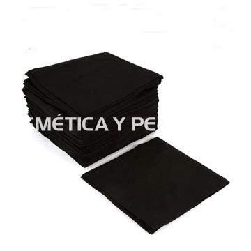 Toallas desechables negras spun-lace 100 uds. - Imagen 2