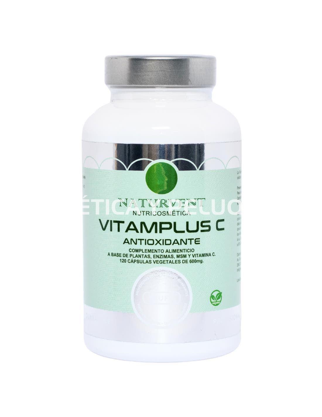 Vitamplus C - Vitamina C con complejo vegetal digestivo y antioxidante , 120 cápsulas - Imagen 1